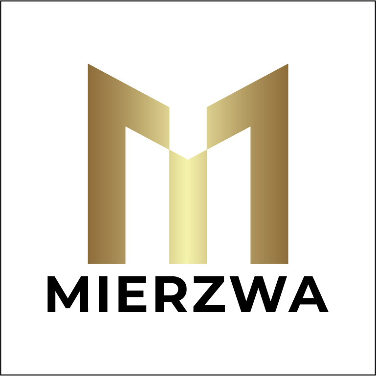 Gold M Black Letters